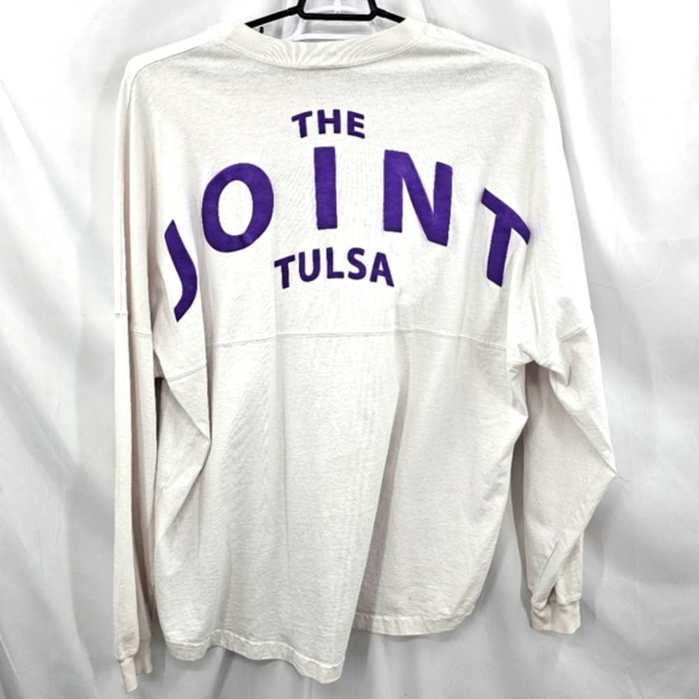 Hard Rock Tulsa The Joint Long Sleeve Spirit Jersey‎ Men's Size 2XL XXL White.